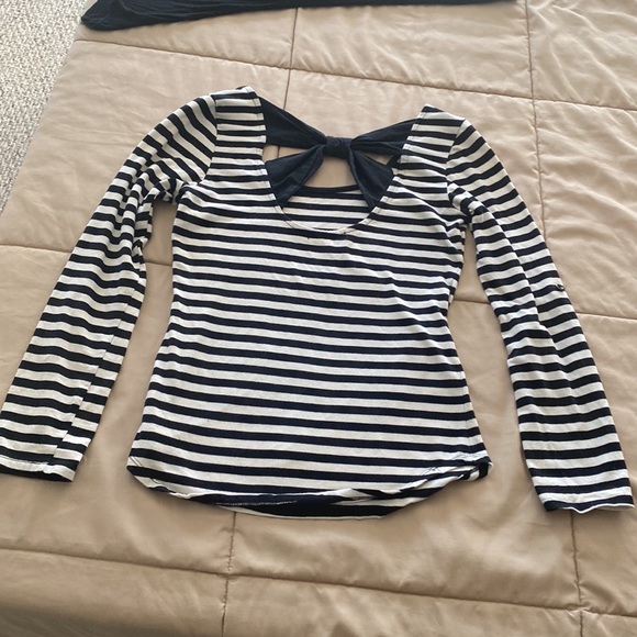 Original stripe top bow back - Picture 3 of 9